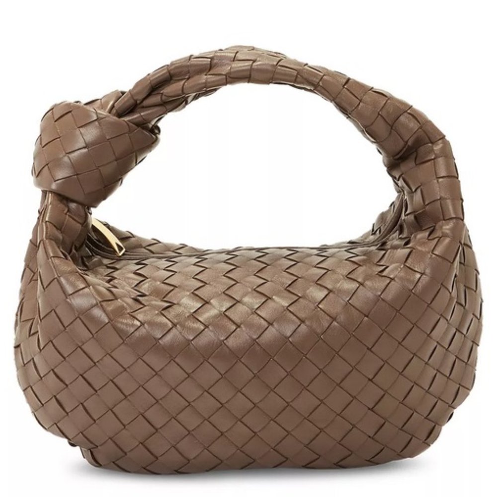 New Bottega Veneta Brown Teen Jodie Shoulder Bag